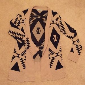 Maurices Aztec Print Cardigan
